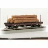 Bachmann Industries HO ACF 40' Log Car with Logs, 1935-1960 for Freight Cars