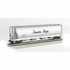Bachmann Industries HO Cylindrical Hopper, CPR/Silver for Freight Cars