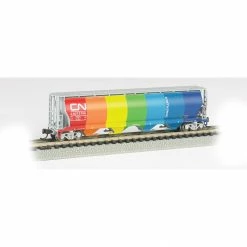 Bachmann Industries N 4-Bay Cylindrical Hopper CN Demonstrator for Freight Cars