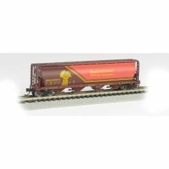 Bachmann Industries N 4-Bay Cylindrical Hopper SKNX Wheat Hearald for Freight Cars