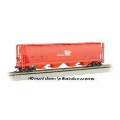 Bachmann Industries N 4-Bay Cylindrical Hopper Potash for Freight Cars