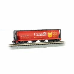 Bachmann Industries N 4-Bay Cylindrical Hopper, Canada Grain for Freight Cars