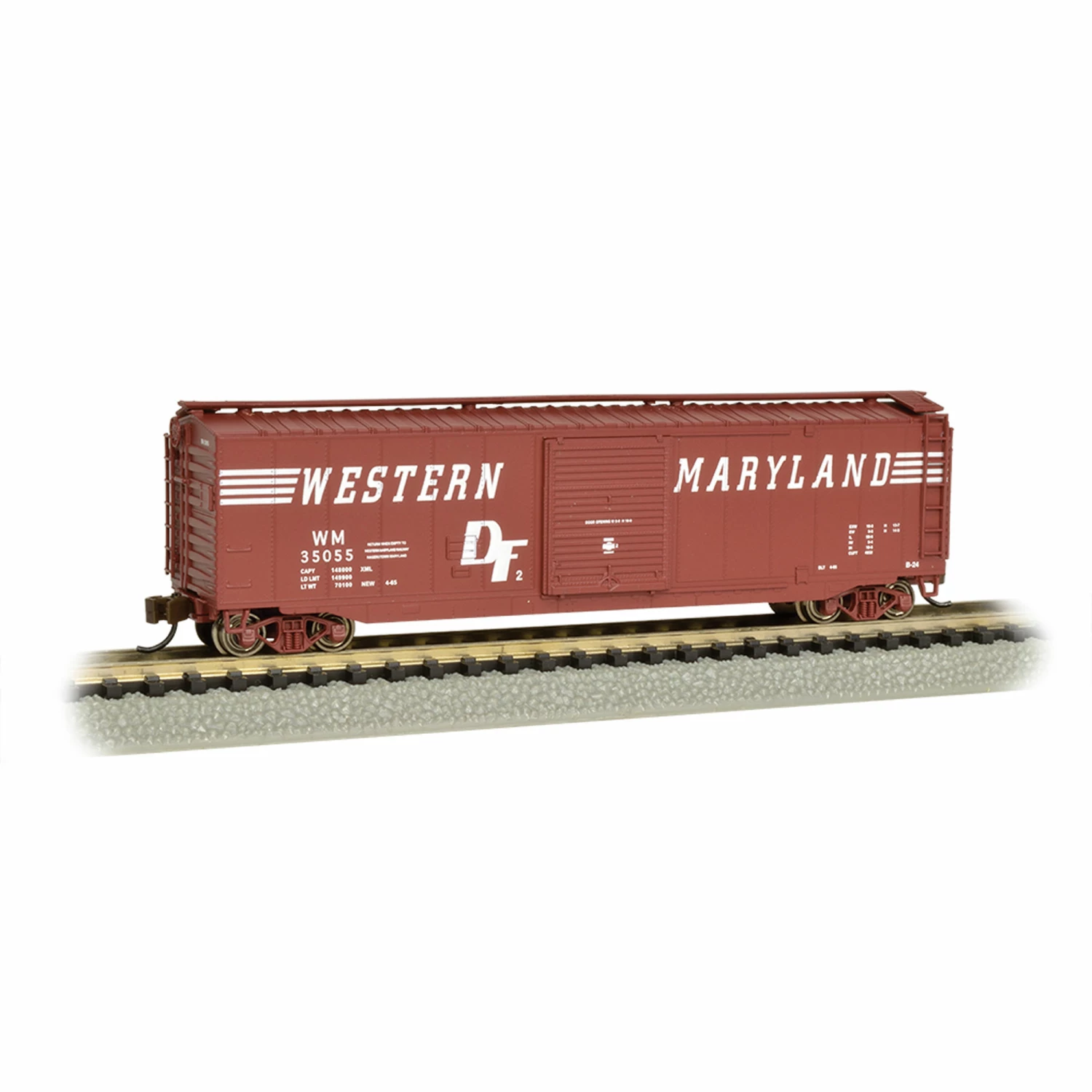 Bachmann Industries N 50' Sliding Door Box WM for Freight Cars 1 Bachmann Industries N 50' Sliding Door Box WM for Freight Cars