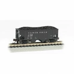Bachmann Industries N 55-Ton 2-Bay Hopper, Clinchfield for Freight Cars