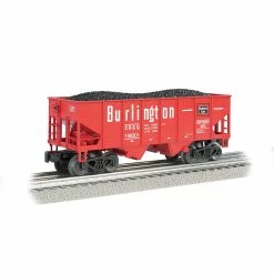 Bachmann Industries N 55-Ton 2-Bay Hopper CB&Q for Freight Cars