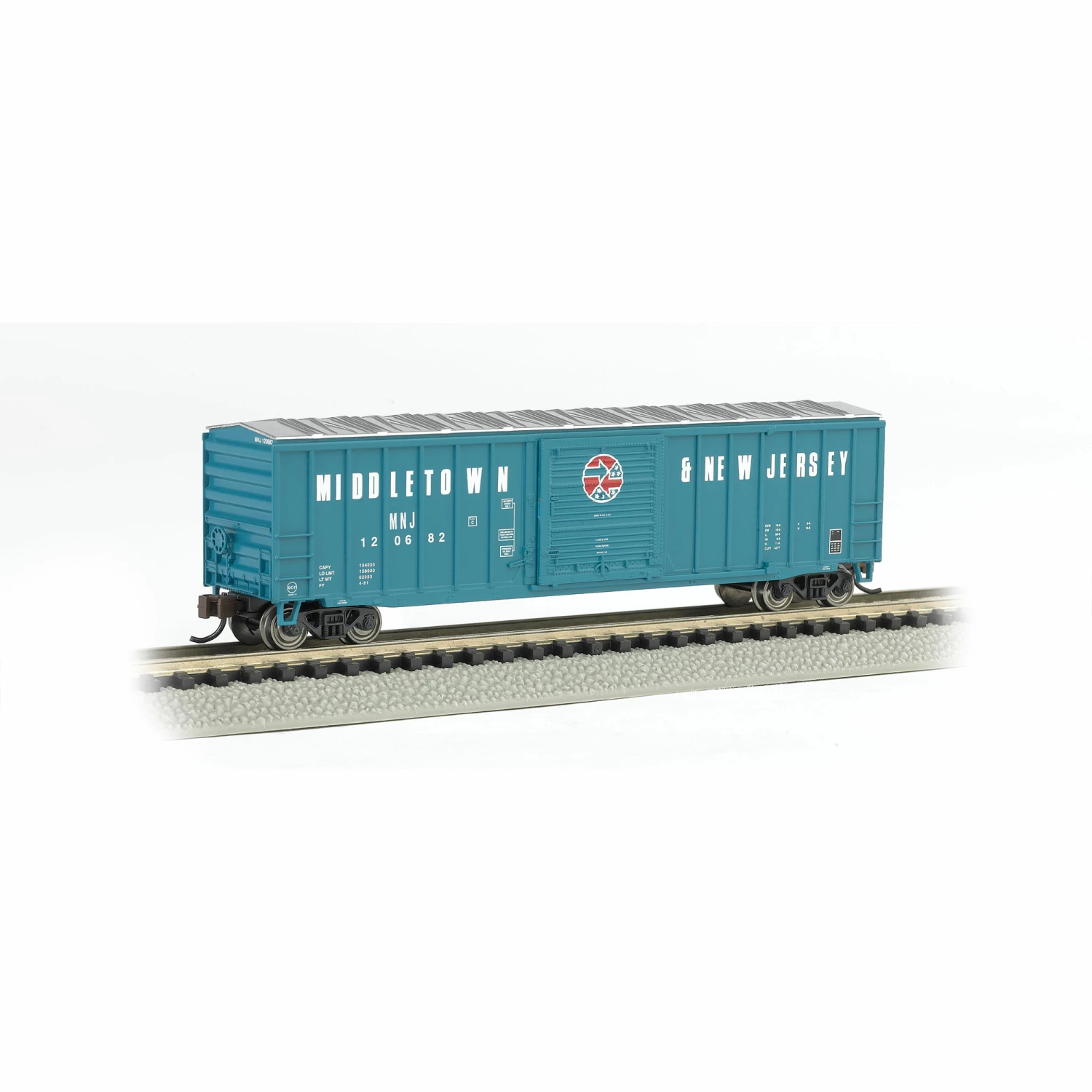 Bachmann Industries N ACF 50'6" Box M&NJ for Freight Cars 1 Bachmann Industries N ACF 50'6" Box M&NJ for Freight Cars