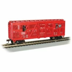 Bachmann Industries HO CB&Q #52025 with Cattle for Freight Cars