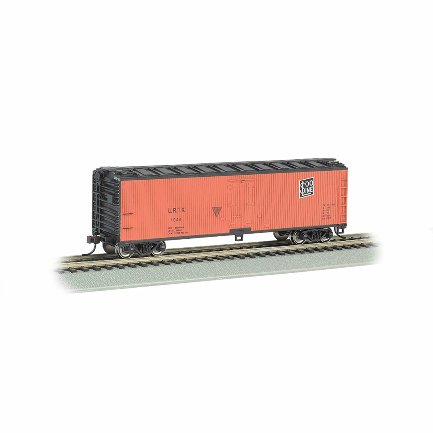 Bachmann Industries N 40' Wood Side Reefer URTX SOO for Freight Cars 1 Bachmann Industries N 40' Wood Side Reefer URTX SOO for Freight Cars