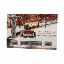 Bachmann Industries On30 Norman Rockwell Main Street Christmas Set for Sets