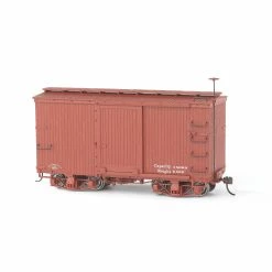 Bachmann Industries On30 Spectrum 18' Box, Undecorated/Red (2) for Freight Cars