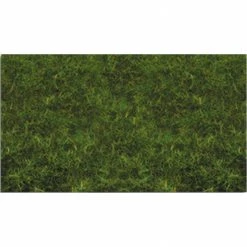 Bachmann Industries 2mm 11' x 5.5" Static Grass Medium Green for Scenery