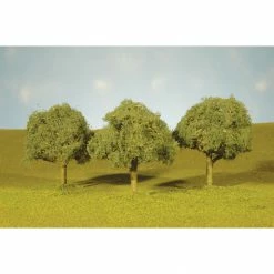 Bachmann Industries Scenescapes Oak Trees, 3-3.5" (3) for Scenery