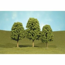 Bachmann Industries Scenescapes Deciduous Trees, 5.5-6.5" (2) for Scenery
