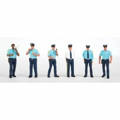Bachmann Industries HO Police Squad (6) for Scenery & Accessories