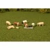 Bachmann Industries HO Pigs (9) for Scenery & Accessories