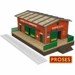 Bachmann Industries HO SCALE WAREHOUSE with MOTORIZED WORKING DOORS for Freight Cars