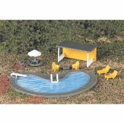 Bachmann Industries HO Swimming Pool & Accessories for Scenery & Accessories