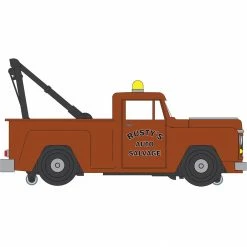 Bachmann Industries O WIL E-Z Street Delivery Van Tow Truck Rusty Auto for Scenery & Accessories