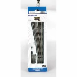 Bachmann Industries HO NS EZ Command #5 Left-Hand Turnout with DCC for Track & Accessories
