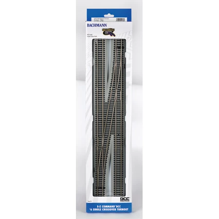 Bachmann Industries HO NS EZ Command #6 Right-Hand Crossover with DCC for Track & Accessories 1 Bachmann Industries HO NS EZ Command #6 Right-Hand Crossover with DCC for Track & Accessories