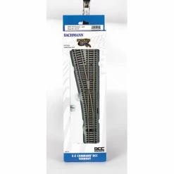 Bachmann Industries HO NS EZ Command #4 Left-Hand Turnout with DCC for Track & Accessories