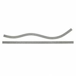 Bachmann Industries HO 36" Code 100 Nickel Silver Flex Track (25) for Track & Accessories