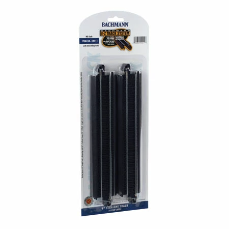 Bachmann Industries HO Steel EZ 9" Straight (4) for Track & Accessories 1 Bachmann Industries HO Steel EZ 9" Straight (4) for Track & Accessories