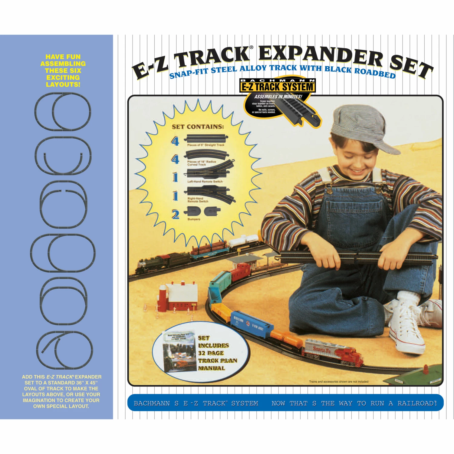 Bachmann Industries HO Steel EZ Layout Expander Set for Track & Accessories 1 Bachmann Industries HO Steel EZ Layout Expander Set for Track & Accessories