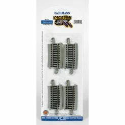 Bachmann Industries HO NS EZ 18" Radius 1/3 Curve (4) for Track & Accessories