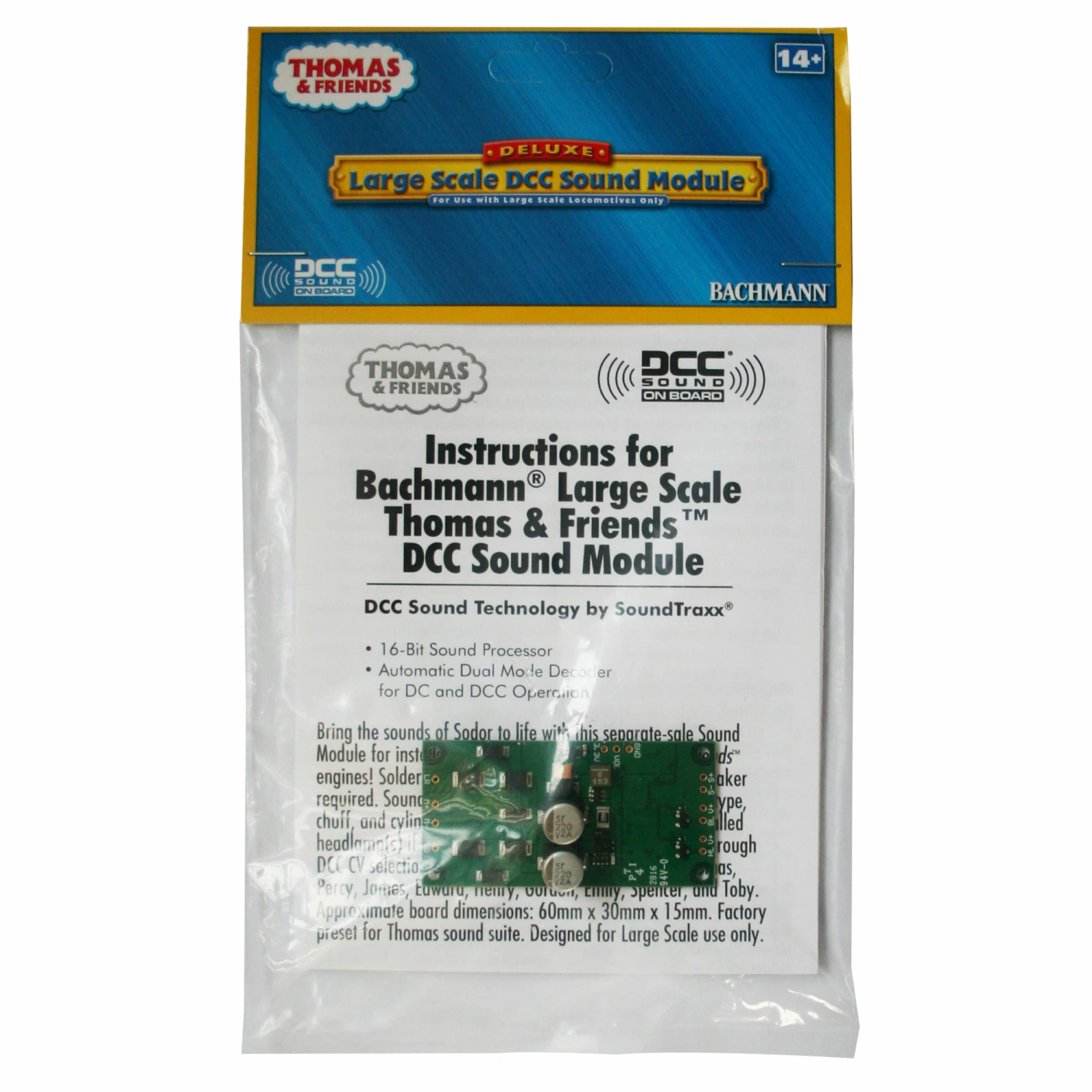 Bachmann Industries Sound Module G Thomas & Friends for DCC 1 Bachmann Industries Sound Module G Thomas & Friends for DCC