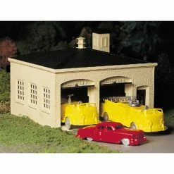 Bachmann Industries O Snap KIT Fire House with Truck for Buildings