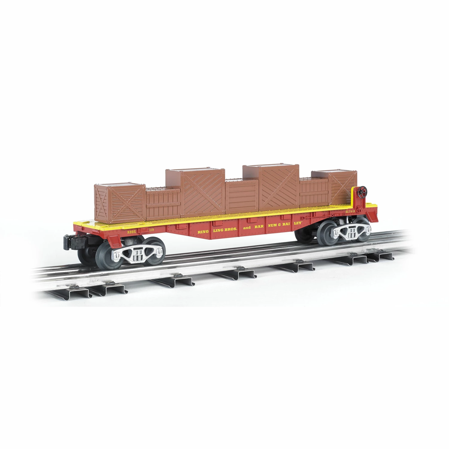 Bachmann Industries O Williams Flatcar w Crates Ringling Bros for Freight Cars 1 Bachmann Industries O Williams Flatcar w Crates Ringling Bros for Freight Cars