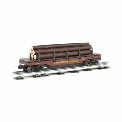 Bachmann Industries O-27 Williams Operating Log Dump Car, LRL for Freight Cars