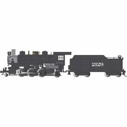 Bachmann Industries HO 2-6-2 Prairie w Smoke & Tender SF #2129 for Locomotives
