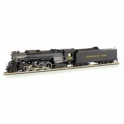 Bachmann Industries HO 2-8-4 with DCC & Sound Value, C&O for Locomotives