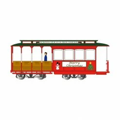 Bachmann Industries HO Cable Car Christmas for Locomotives
