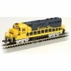 Bachmann Industries N GP40 SF Blue Yellow #3808 for Locomotives