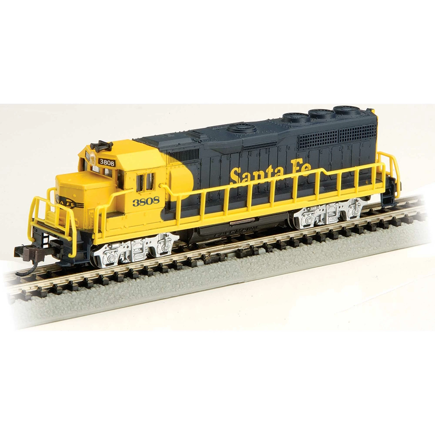 Bachmann Industries N GP40 SF Blue Yellow #3808 for Locomotives 1 Bachmann Industries N GP40 SF Blue Yellow #3808 for Locomotives