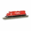 Bachmann Industries N GP40 Diesel Loco CPR #4608 w Flag for Locomotives