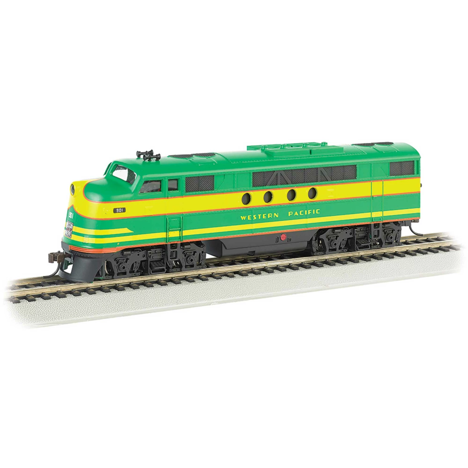 Bachmann Industries HO EMD FT-A Locomotive with DCC & Sound, Western Pacific for Locomotives 1 Bachmann Industries HO EMD FT-A Locomotive with DCC & Sound, Western Pacific for Locomotives
