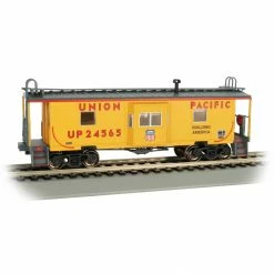 Bachmann Industries HO Bay Window Caboose w Roof Walk UP for Freight Cars