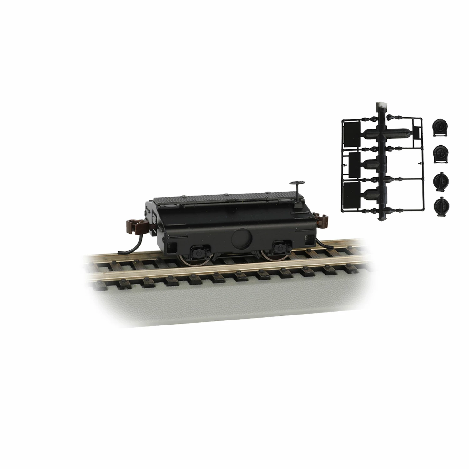 Bachmann Industries HO Test Weight Car Undecorated Black for Freight Cars 1 Bachmann Industries HO Test Weight Car Undecorated Black for Freight Cars