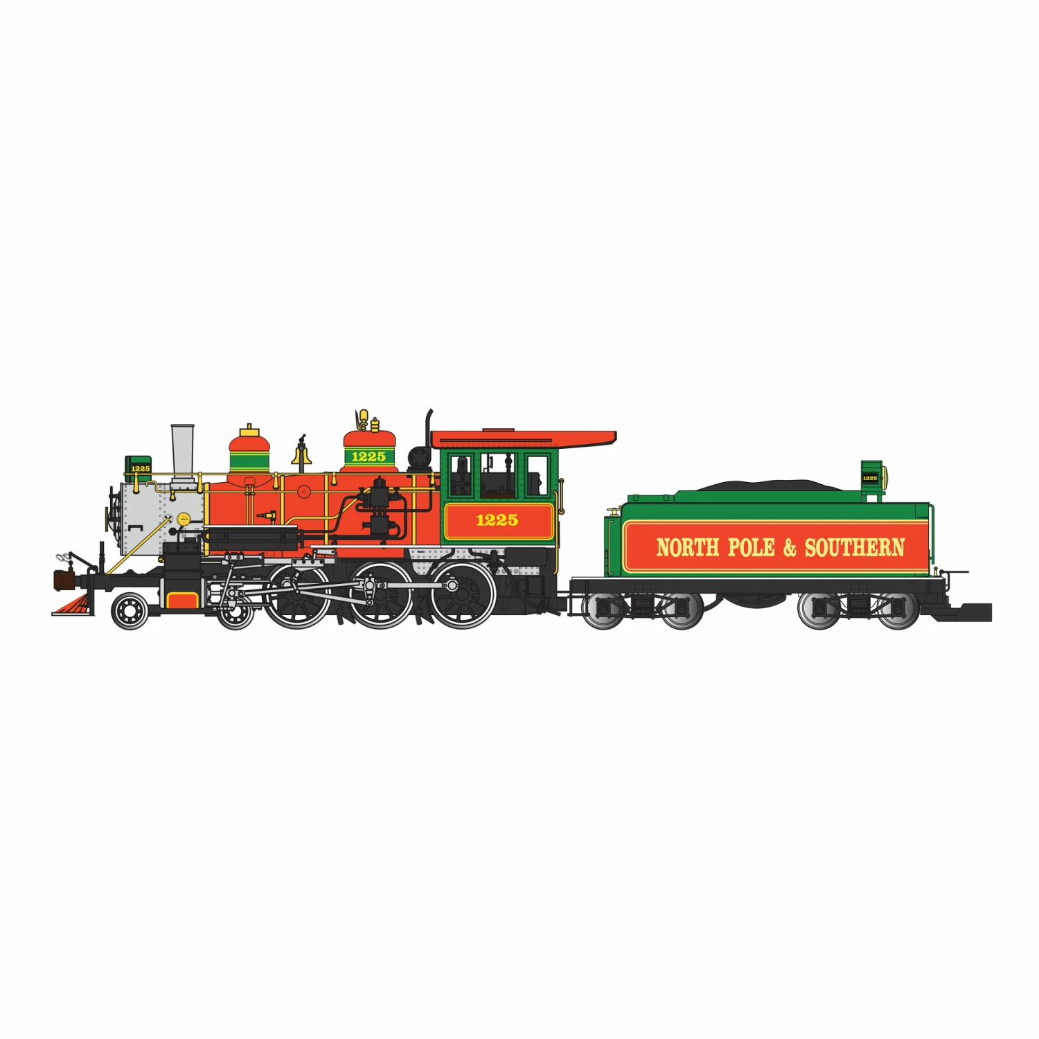 Bachmann Industries G 4-6-0 w Tender Christmas for Locomotives 1 Bachmann Industries G 4-6-0 w Tender Christmas for Locomotives