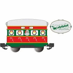 Bachmann Industries G Eggliner Christmas Santa & Sleigh for Locomotives