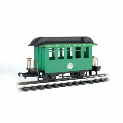 Bachmann Industries G Li'l Big Haulers Coach Car, Short Line/Green for Passenger Cars