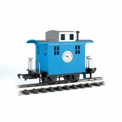 Bachmann Industries G Li'l Big Haulers Caboose, Short Line/Blue for Freight Cars